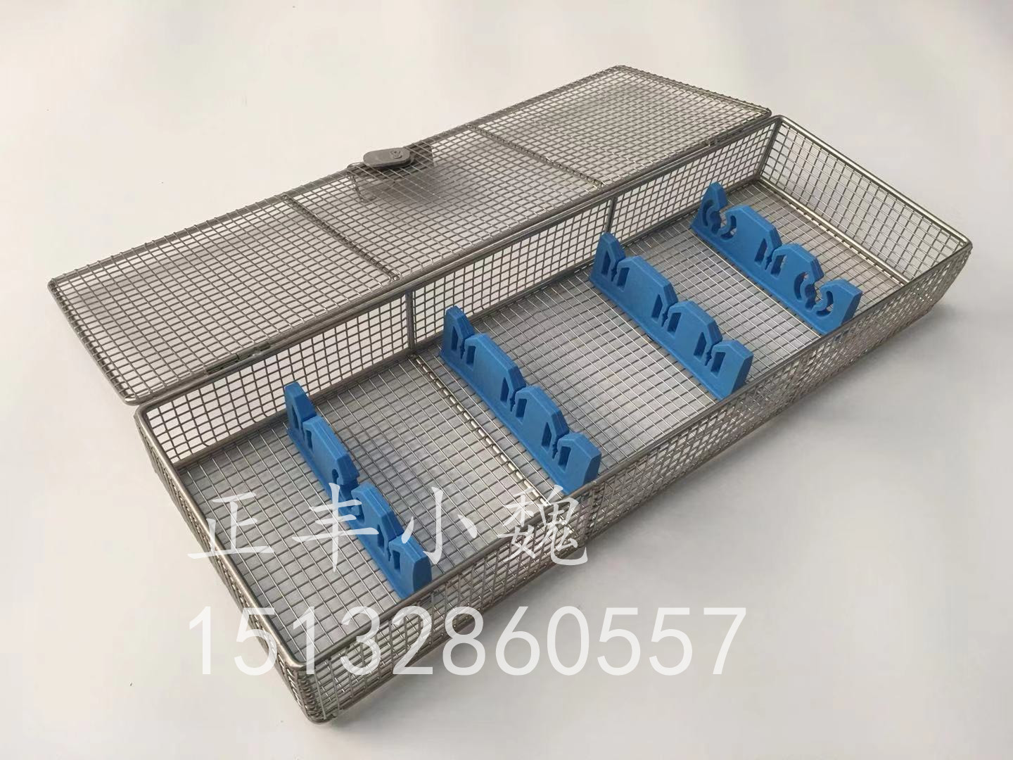 器械消毒盒-不锈钢网筐-镜头装载盒